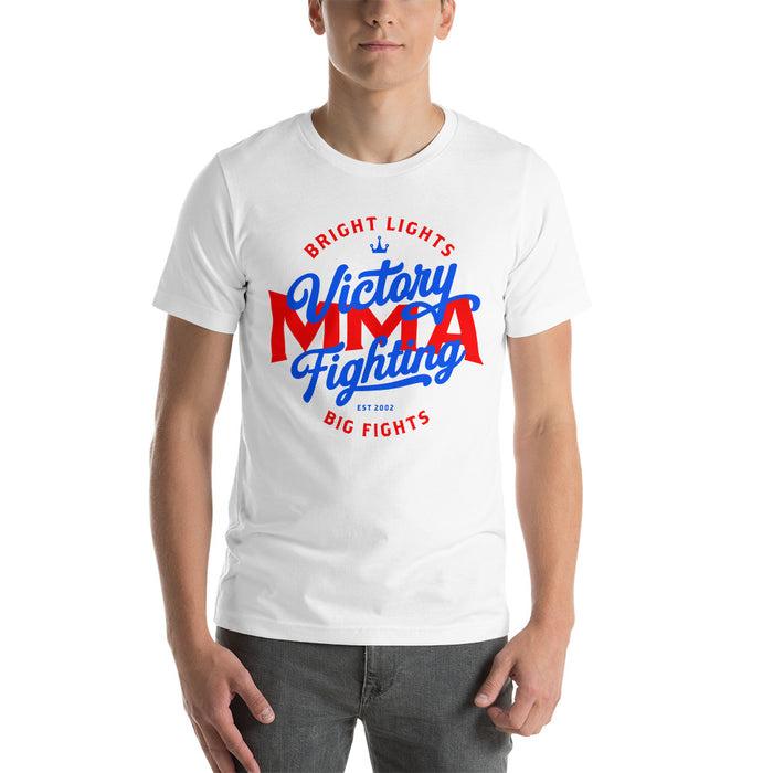 Victory Fighting Championship | Red & Blue MMA Logo | Unisex T-shirt