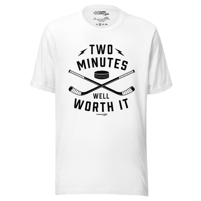 Hurrdat Sports | 2 Minutes Hockey Penalty Well Worth It | Unisex t-shirt