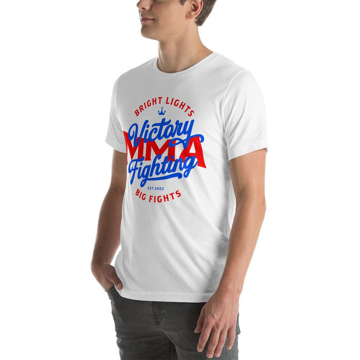 Victory Fighting Championship | Red & Blue MMA Logo | Unisex T-shirt