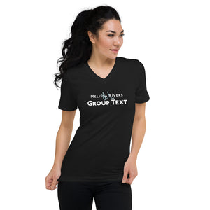 Melissa Rivers' Group Text Podcast | Unisex V-Neck T-Shirt
