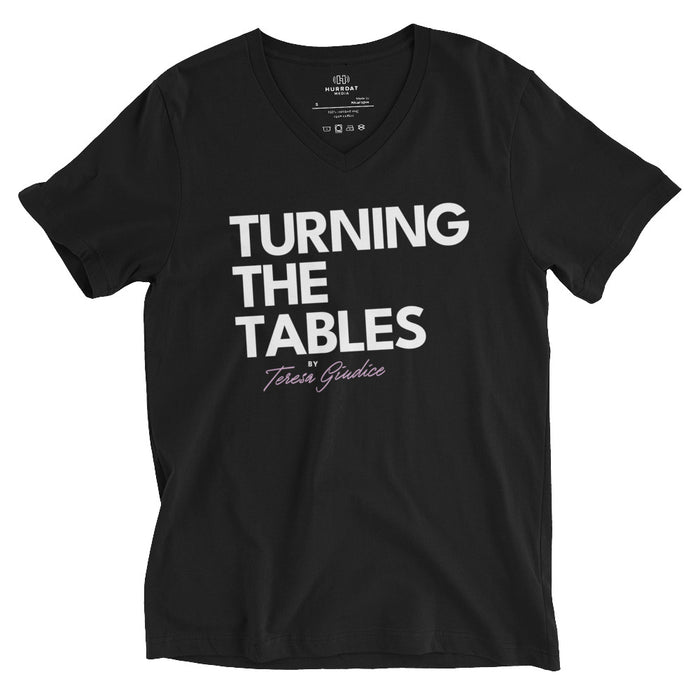 Turning The Tables | Unisex Short Sleeve V-Neck T-Shirt