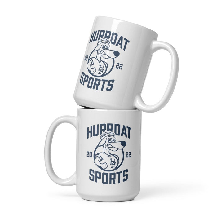 Hurrdat Sports | Underdog | White glossy mug