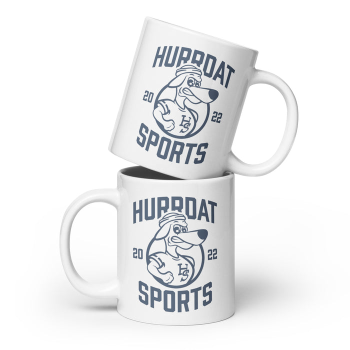 Hurrdat Sports | Underdog | White glossy mug