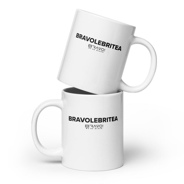 Bravo! We're Black | Bravolebritea | White glossy mug