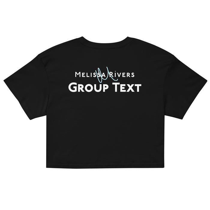 Melissa Rivers' Group Text Podcast | Women’s Crop Top