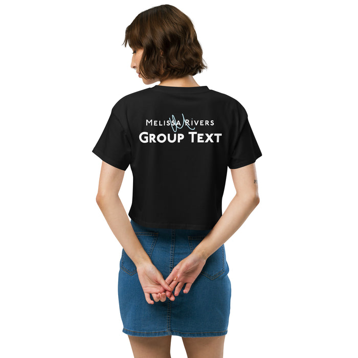 Melissa Rivers' Group Text Podcast | Women’s Crop Top