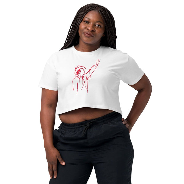 Hurrdat Sports | Nebraska Volleyball Icon | Women’s Crop Top