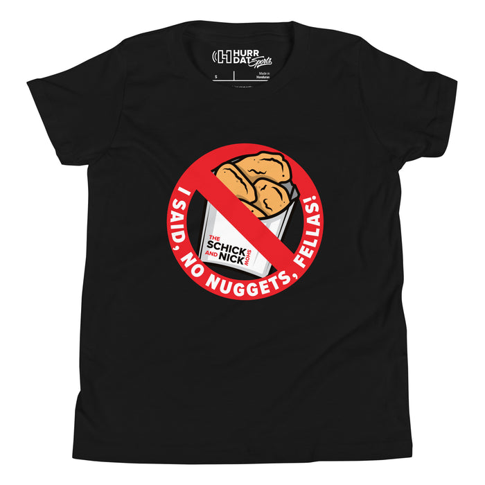 The Schick and Nick Show | No Nuggets | Youth Short Sleeve T-Shirt