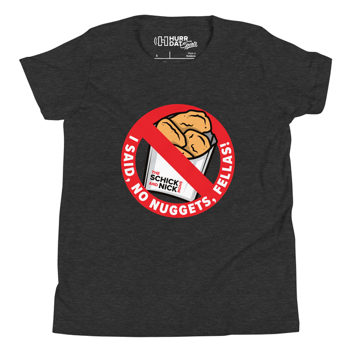 The Schick and Nick Show | No Nuggets | Youth Short Sleeve T-Shirt