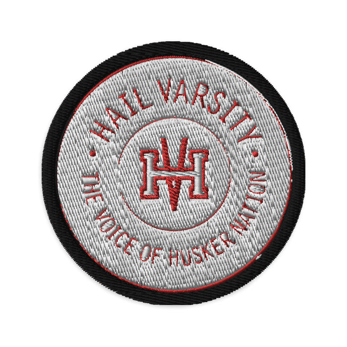 Hail Varsity Voice of Husker Nation Embroidered Patch